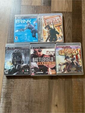 PlayStation 3 Game Bundle - Blue, Orange, Black, White Covers